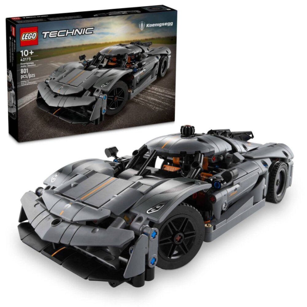 NEW Lego Technic 42173 - Koenigsegg Jesko Absolut (Grey Hypercar Set)